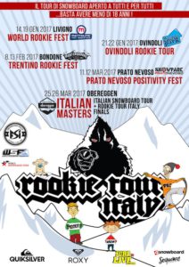 Rookie Tour Italy 2017. Locandina