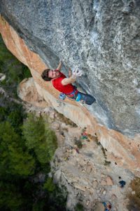 Stefano Ghisolfi su "La Rambla" (9a+). Foto: Paolo Sartori