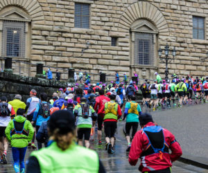 Firenze Urban Trail, piazza Pitti. Fonte: press evento