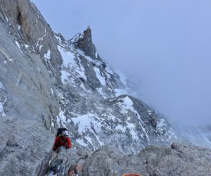 Parete Nord, Grandes Jorasses. Fonte: Luka Lindic, facebook
