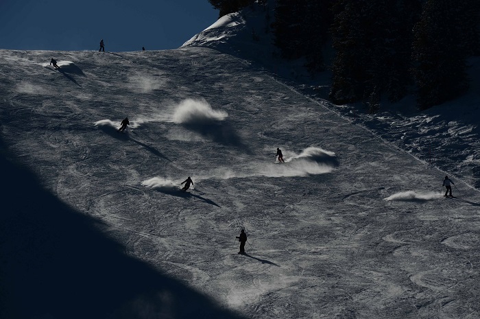Notturna sci alpe Cermis OLIMPIA ph Pierluigi Orler