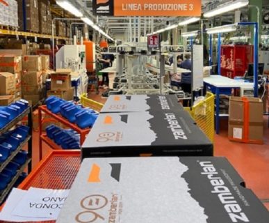 zamberlan linea di produzione scarpe