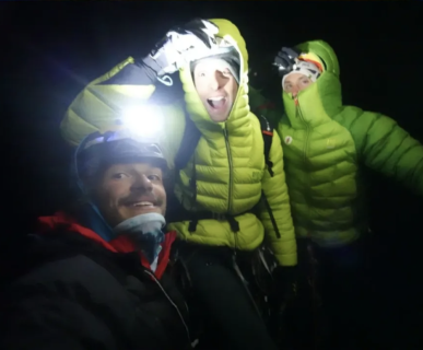 Della Bordella, Eynard e Grasso sul Cerro Piergiorgio