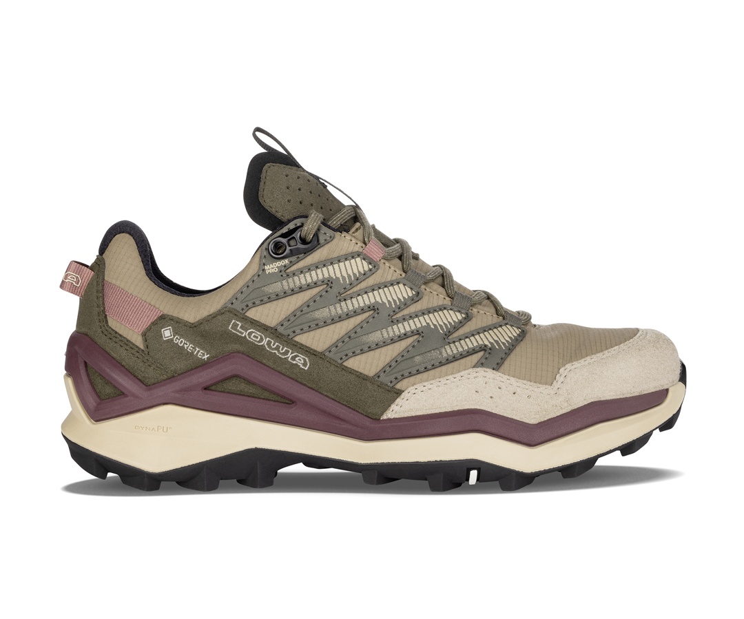 Scarpe Lowa Maddox Pro GTX Lo Ws W Donna - Nero - Taglia Larga Con Gore-Tex Impermeabile - Per Escursionismo E Outdoor