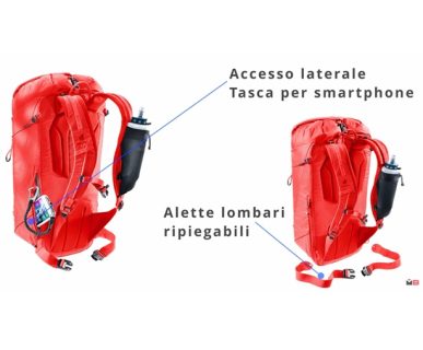 deuter video zaino