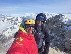 Matteo Della Bordella e Marco Majori, prima invernale al Pilastro Goretta