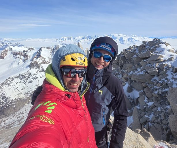 Matteo Della Bordella e Marco Majori, prima invernale al Pilastro Goretta