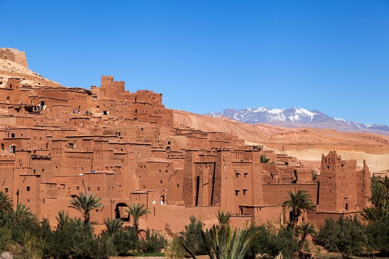 Historical,Unesco,Protected,Kasbah,Ait,Ben,Haddou,In,The,Atlas
