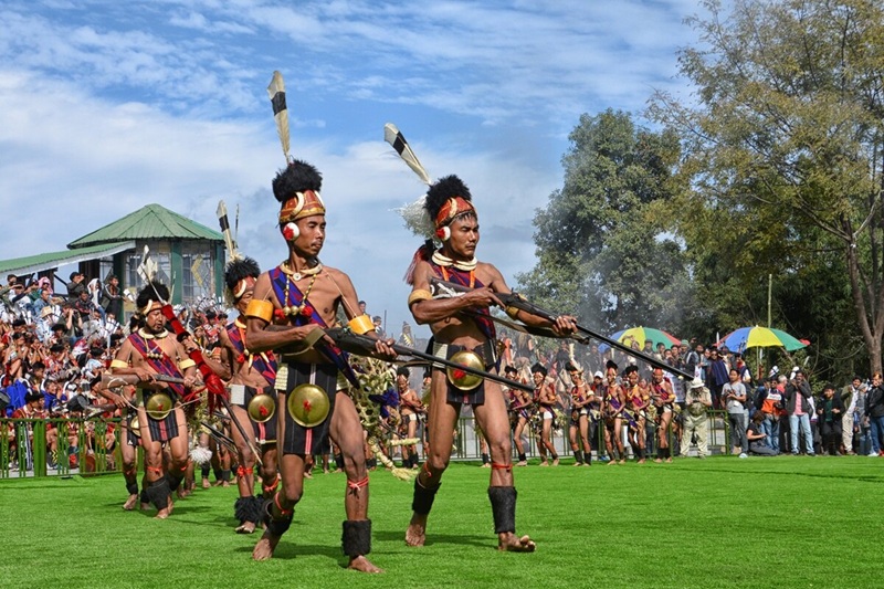 Kohima,,India,,Festival,Hornbill,,Performances,By,Nagaland,Tribes,,December,1-2,