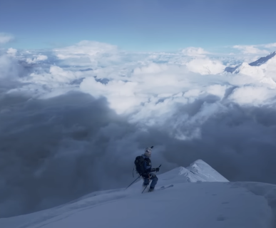Andrzej Bargiel scende dall'Everest con gli sci - Fonte: canale YouTube di Andrzej Bargiel