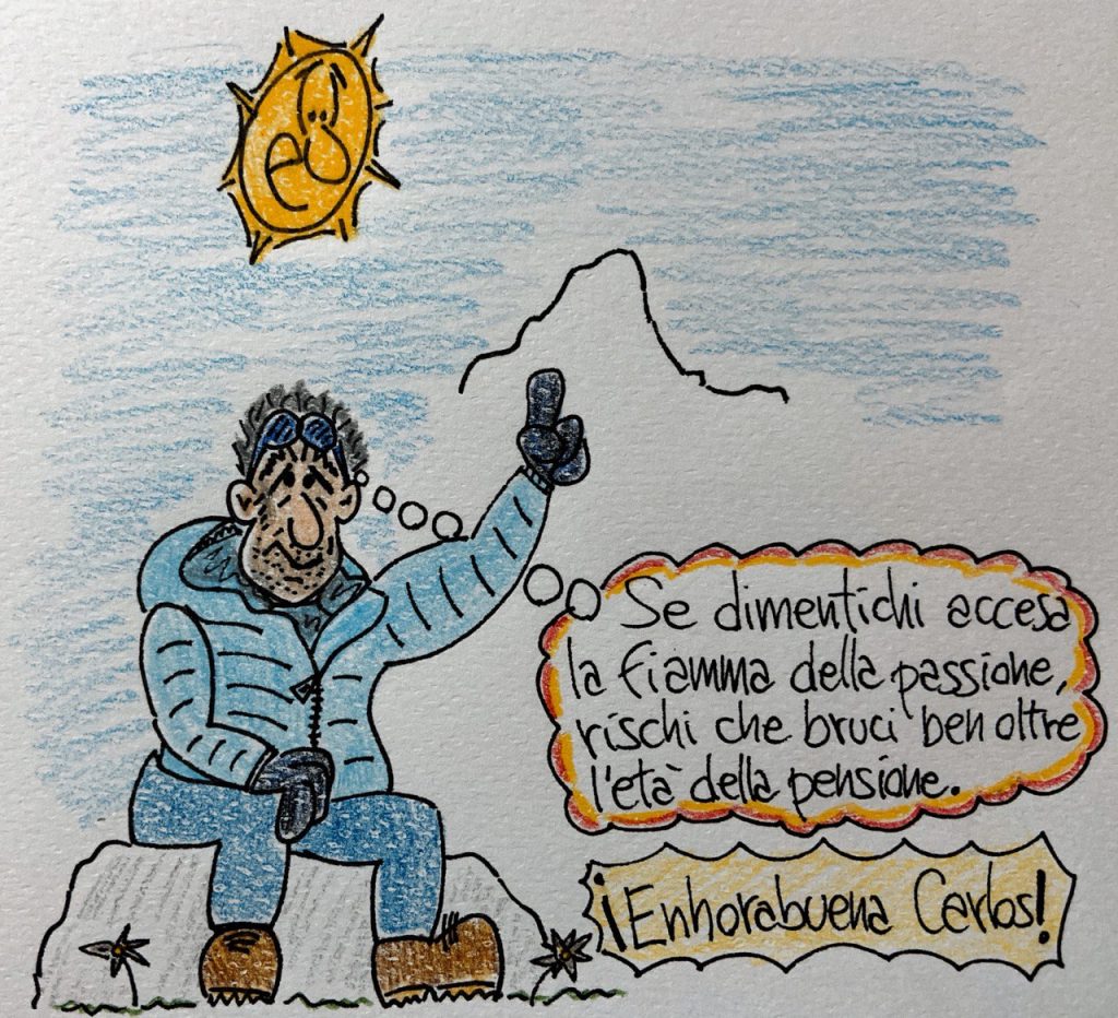 Carlos Soria sul Manaslu - Herbert Caposassi