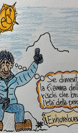 Carlos Soria sul Manaslu - Herbert Caposassi