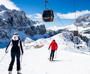 piste da sci in val gardena