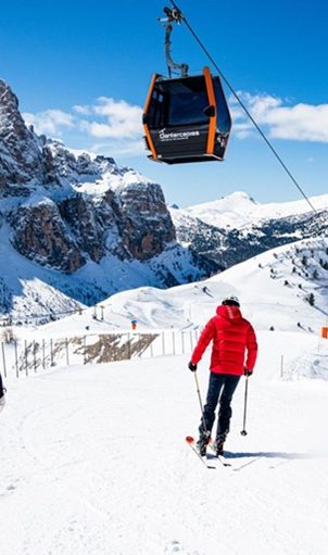 piste da sci in val gardena