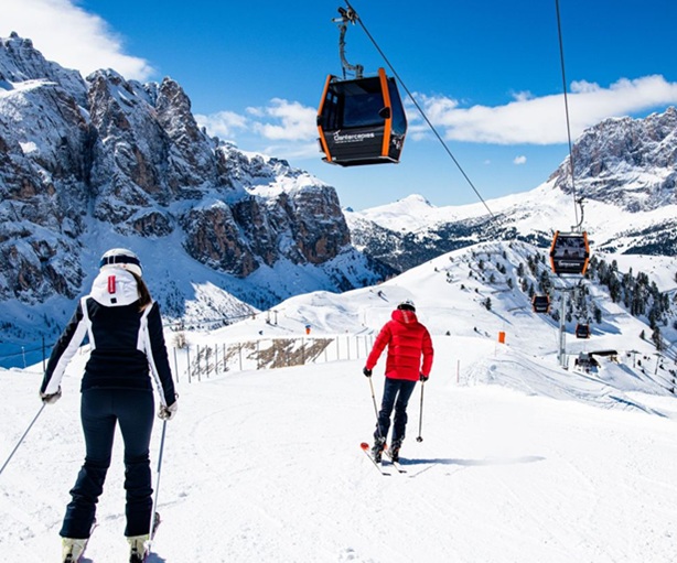 piste da sci in val gardena