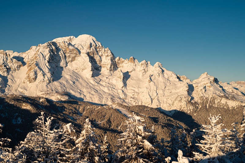 monte civetta innevato