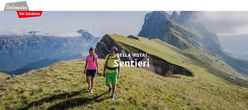 Val gardena sentieri estate