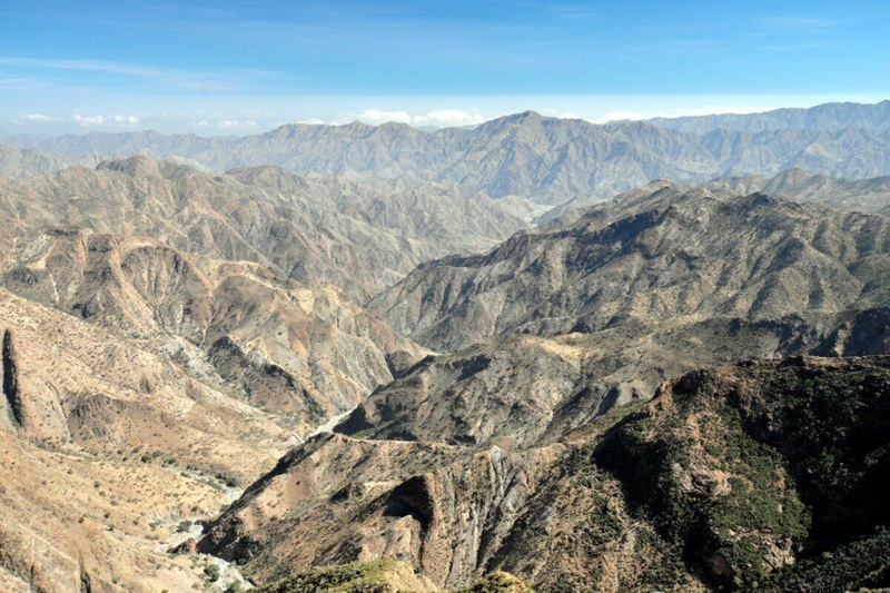 View,From,The,High,Plateau,Of,Qohaito,In,Eritrea.,Located