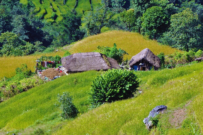 Villaggio nepal
