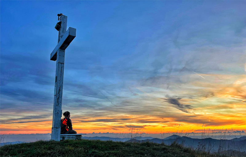 Tramonto in Antola