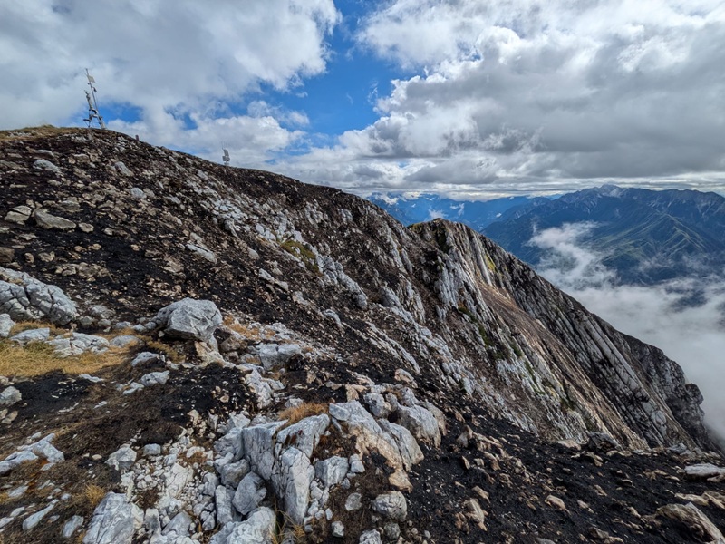 montagna bruciata