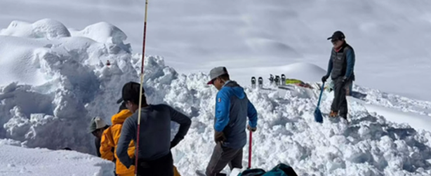 Valanga all’Himlung Himal